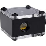 Alphacool Eisflügel doorstroomindicator G1/4 square doorstroommeter Zwart