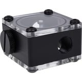 Alphacool Eisflügel doorstroomindicator G1/4 square doorstroommeter Zwart