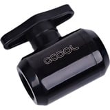 Alphacool Eiszapfen 2-way Kogelkraan kraanstuk Zwart