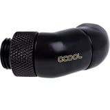 Alphacool Eiszapfen Angled Adaptor Double-45 graden aansluiting Zwart