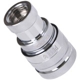 Alphacool Eiszapfen quick release koppeling G1/4 IG Chroom