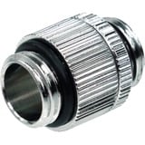 Alphacool Fitting G1/4''' buitendraad naar G1/4''' buitendraad draaibaar waterkoeling Chroom
