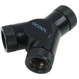 Alphacool HF Y connector 3 x G1/4 verbinding Zwart