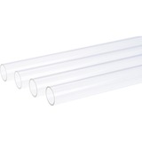 Alphacool HardTube 12/10 mm - Acryl, 60 cm buis Transparant, 4 stuks