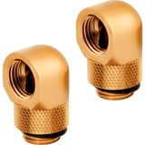 Corsair Hydro X Series 90° Rotary Adapter verbinding Goud, 2 stuks