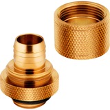 Corsair Hydro X Series XF Compression 10/13mm (3/8" / 1/2") ID/OD  verbinding Goud, 4 stuks