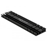 DeLOCK Heatsink flat 100 mm voor M.2 module koellichaam Zwart