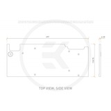 EKWB EK Vector Aorus RTX 2080 Backpl.      bk backplate Zwart