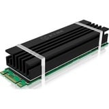 ICY BOX IB-M2HS-70 heatsink Zwart, ondersteunt M.2 2280 SSD