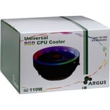 Inter-Tech Argus SU-800 RGB CPU-koeler Zwart