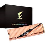 AORUS NVMe Gen4 SSD, 2 TB SSD Koper, GP-ASM2NE6200TTTD, M.2 2280, PCIe 4.0 x4, NVMe 1.3