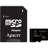 Apacer microSDXC 128GB geheugenkaart AP128GMCSX10U1-R, Class 10, UHS-I U1, Incl. adapter