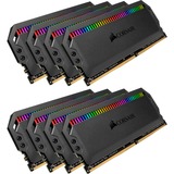 Corsair 128 GB DDR4-3600 Octa-kit werkgeheugen Zwart, CMT128GX4M8X3600C18, Dominator Platinum RGB, XMP