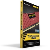 Corsair 16 GB DDR4-3200 Kit werkgeheugen Rood, CMK16GX4M2B3200C16R, Vengeance LPX, XMP