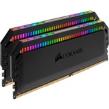 Corsair 16 GB DDR4-3200 Kit werkgeheugen Zwart, CMT16GX4M2Z3200C16, Dominator Platinum RGB, XMP, AMD Ryzen Optimized