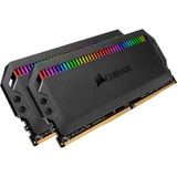 Corsair 16 GB DDR4-3200 Kit werkgeheugen Zwart, CMT16GX4M2Z3200C16, Dominator Platinum RGB, XMP, AMD Ryzen Optimized