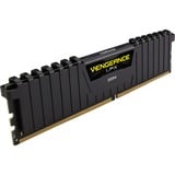 Corsair 16 GB DDR4-3600 Kit werkgeheugen Zwart, CMK16GX4M2D3600C18, Vengeance LPX, XMP