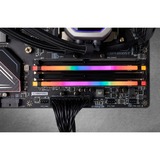 Corsair 16 GB DDR4-3600 Kit werkgeheugen Zwart, CMW16GX4M2D3600C18, Vengeance RGB PRO, XMP