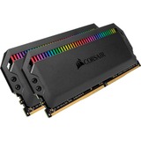 Corsair 16 GB DDR4-4000 Kit werkgeheugen Zwart, CMT16GX4M2K4000C19, Dominator Platinum RGB, XMP
