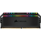 Corsair 16 GB DDR4-4000 Kit werkgeheugen Zwart, CMT16GX4M2K4000C19, Dominator Platinum RGB, XMP