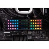 Corsair 16 GB DDR4-4000 Kit werkgeheugen Zwart, CMT16GX4M2K4000C19, Dominator Platinum RGB, XMP