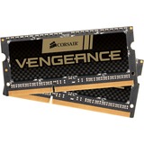 Corsair 64 GB DDR4-2666 Kit werkgeheugen Zwart, CMSX64GX4M2A2666C18, Vengeance