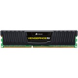 Corsair 8 GB DDR3-1600 werkgeheugen Zwart, CML8GX3M1A1600C10, Vengeance LP, Lite retail