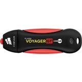 Corsair Flash Voyager GT USB 3.0 512 GB usb-stick Zwart/rood, USB 3.0