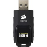 Corsair Flash Voyager Slider X1 USB 3.0 64 GB usb-stick Zwart, CMFSL3X1-64GB