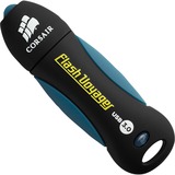 Corsair Flash Voyager USB 3.0 128 GB usb-stick Zwart/blauw, CMFVY3A-128GB