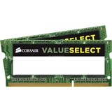Corsair ValueSelect 16 GB DDR3L-1600 Kit werkgeheugen CMSO16GX3M2C1600C11, ValueSelect, LV