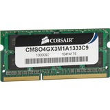 Corsair ValueSelect 4 GB DDR3-1333 werkgeheugen CMSO4GX3M1A1333C9, ValueSelect, Lite retail