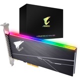 GIGABYTE AORUS RGB AIC NVMe, 1 TB SSD PCIe Gen3 x4, NVMe 1.3, RGB led