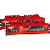 G.Skill 16 GB DDR3-1333 Kit werkgeheugen F3-10666CL9D-16GBXL, RipjawsX, Lite retail