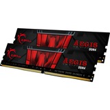 G.Skill 16 GB DDR4-2666 (2x 8 GB) Kit werkgeheugen Zwart, F4-2666C19D-16GIS, Aegis