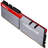 G.Skill 16 GB DDR4-3200 Kit werkgeheugen Grijs/rood, F4-3200C16D-16GTZB, Trident Z, XMP 2.0