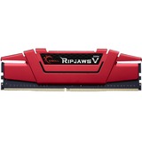 G.Skill 32 GB DDR4-2400 Kit werkgeheugen Rood, F4-2400C15D-32GVR, Ripjaws V, XMP 2.0