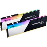 G.Skill 32 GB DDR4-3600 Kit werkgeheugen Zwart/zilver, F4-3600C16D-32GTZNC, Trident Z Neo