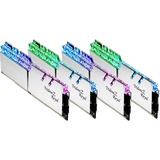 G.Skill 32 GB DDR4-3600 Quad-Kit werkgeheugen Zilver, F4-3600C18Q-32GTRS, Trident Z Royal, XMP