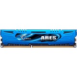 G.Skill 8 GB DDR3-1600 Kit werkgeheugen Blauw, F3-1600C9D-8GAB, Ares-Serie, XMP, Lite retail