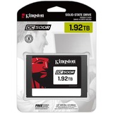 Kingston DC500R, 1.92 TB SSD Zwart, SEDC500R/1920G, SATA/600, 3D TLC