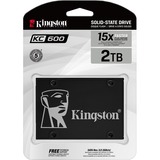 Kingston KC600 2048 GB SSD Zwart, SKC600/2048G, SATA 600