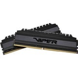 Patriot 8 GB DDR4-3200 Kit werkgeheugen Zwart, PVB48G320C6K, Viper 4 Blackout, XMP