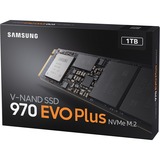 SAMSUNG 970 EVO Plus, 1 TB SSD Zwart, MZ-V7S1T0BW, PCIe Gen 3 x4, M.2 2280