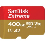 SanDisk Extreme microSDXC, 400 GB geheugenkaart UHS-I U3, C10, V30 , A2