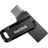 SanDisk Ultra Dual Drive Go 64 GB usb-stick Zwart, USB-A 3.2 (5 Gbit/s), USB-C 3.2 (5 Gbit/s)