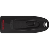 SanDisk Ultra USB3.0 128 GB usb-stick Zwart/rood, SDCZ48-128G-U46