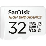 SanDisk microSD 32 GB High Endurance geheugenkaart Wit