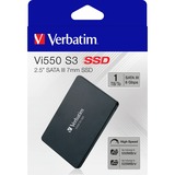Verbatim Vi550 S3, 1 TB SSD Zwart, 49353, SATA/600, 3D NAND