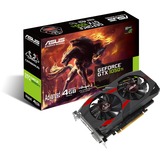 ASUS Cerberus GeForce GTX 1050 Ti Advanced Edition grafische kaart DVI, HDMI, DisplayPort